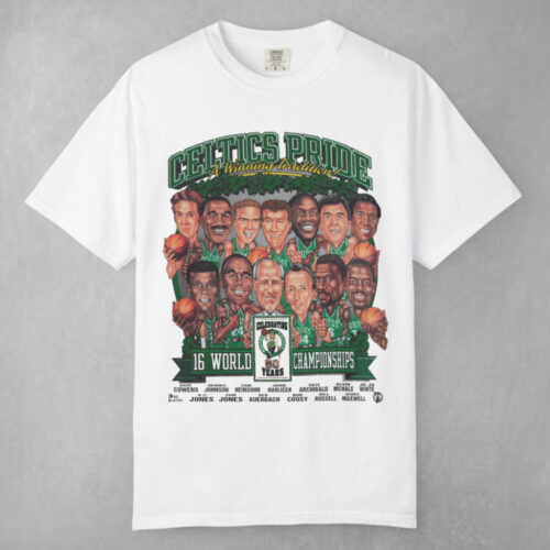 Vintage 90s Boston Celtics Pride A Winning Tradition 50 Years T shirt
