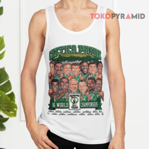 Vintage 90s Boston Celtics Pride A Winning Tradition 50 Years Tank Top