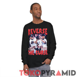 Boston Red Sox Reverse The Curse Of The Bambino Shirt 2 Vintage 90s Boston Red Sox Reverse The Curse Of The Bambino Nomar Garciaparra Pedro Martinez Long Sleeve