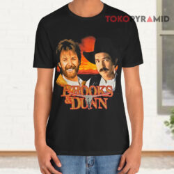 Vintage 90's Brooks And Dunn American Country Black T shirt