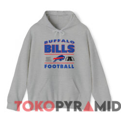 Vintage 90s Buffalo Bills Afc Football T shirt Grey Hoodie