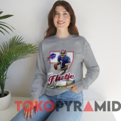 Vintage 90s Buffalo Bills Doug Flutie T-shirt 3 Vintage 90s Buffalo Bills Doug Flutie T shirt Grey Sweatshirt