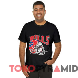 Vintage 90s Buffalo Bills Helmet Riddell Nfl T shirt Black T shirt