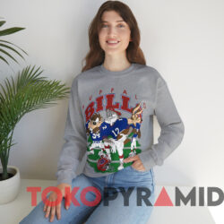 Vintage 90s Buffalo Bills Looney Tunes NFL T shirt 2 Vintage 90s Buffalo Bills Looney Tunes Nfl T Shirt Grey Sweatshirt