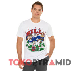 Vintage 90s Buffalo Bills Looney Tunes Nfl T Shirt White T shirt