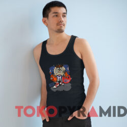 Vintage 90s Buffalo Bills Looney Tunes Taz T-shirt 4 Vintage 90s Buffalo Bills Looney Tunes Taz T shirt Black TankTop