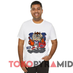 Vintage 90s Buffalo Bills Looney Tunes Taz T shirt White T shirt