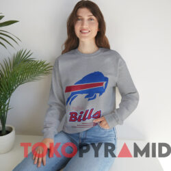 Vintage 90s Buffalo Bills NFL Football T-shirt 3 Vintage 90s Buffalo Bills Nfl Football T shirt Grey Sweatshirt