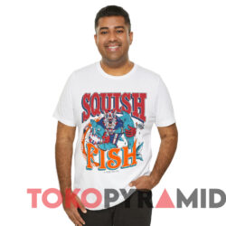 Vintage 90s Buffalo Bills Squish The Fish Nfl T shirt White T shirt