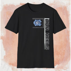 Vintage 90s Carolina Tar Heels Shirt Black T shirt