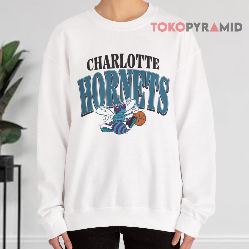 Vintage 90s Charlotte Hornets Nba Basketball Sweatshirt Vintage 90s Charlotte Hornets Nba Basketball Sweatshirt