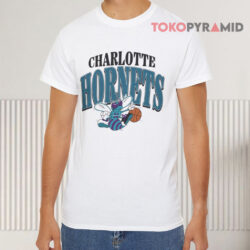 Vintage 90s Charlotte Hornets Nba Basketball White T shirt