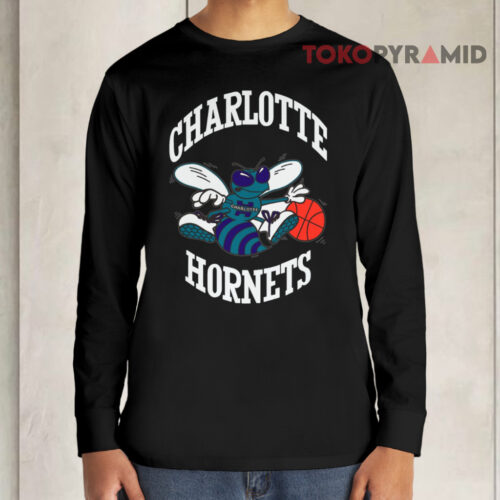 Vintage 90s Charlotte Hornets Nba Starter Long sleeved
