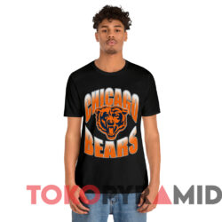 Vintage 90s Chicago Bears Hanes Large 1996 T shirt Black T shirt