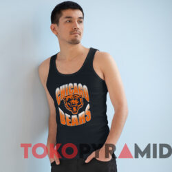 Vintage 90s Chicago Bears Hanes Large 1996 T-Shirt 4 Vintage 90s Chicago Bears Hanes Large 1996 T shirt Black TankTop