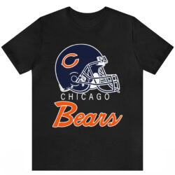 Vintage 90s Chicago Bears Helmet NFL Football T-shirt 5 Vintage 90s Chicago Bears Helmet Nfl Football T shirt