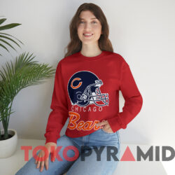 Vintage 90s Chicago Bears Helmet NFL Football T-shirt 3 Vintage 90s Chicago Bears Helmet Nfl Football T shirt Red Sweatshirt