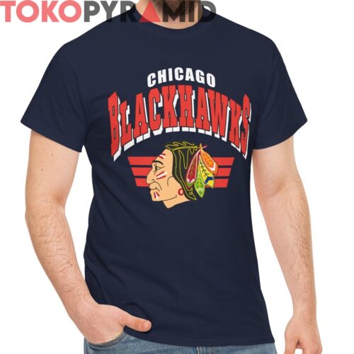 Vintage 90s Chicago Blackhawks Graphic Shirt