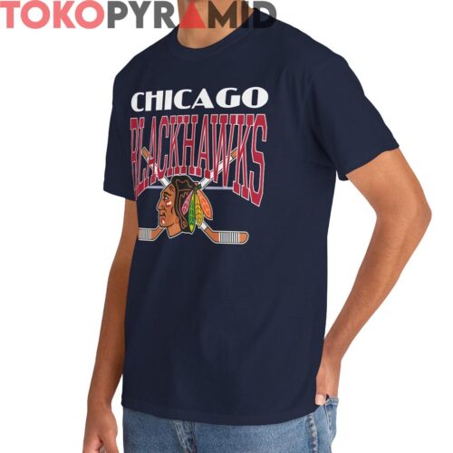 Vintage 90s Chicago Blackhawks Hockey T Shirt