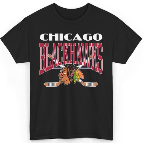 Vintage 90s Chicago Blackhawks Hockey T-Shirt