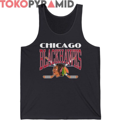 Vintage 90s Chicago Blackhawks Hockey T Shirt