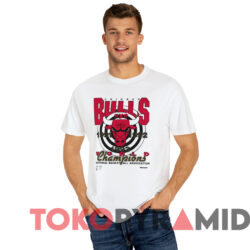 Vintage 90s Chicago Bulls Eye Nba Champions T shirt White T shirt