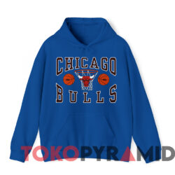 Vintage 90S Chicago Bulls NBA Basketball T-shirt 2 Vintage 90s Chicago Bulls Nba Basketball T shirt Blue Hoodie