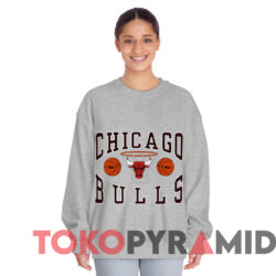 Vintage 90S Chicago Bulls NBA Basketball T-shirt 3 Vintage 90s Chicago Bulls Nba Basketball T shirt Grey Sweatshirt