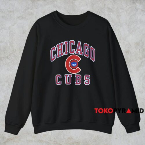 Vintage 90s Chicago Cubs Logo Shirt Black Sweatshirt Vintage 90s Chicago Cubs Logo Shirt Black Sweatshirt