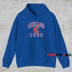 Vintage 90s Chicago Cubs Logo Shirt 2 Vintage 90s Chicago Cubs Logo Shirt Blue Hoodie