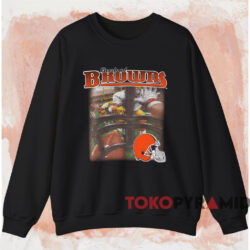 Vintage 90s Cleveland Browns NFL Shirt 3 Vintage 90s Cleveland Browns Nfl Shirt Black Sweatshirt