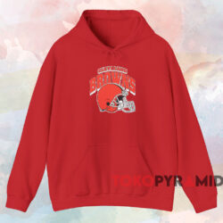 Vintage 90s Cleveland Browns NFL T-shirt 2 Vintage 90s Cleveland Browns Nfl T shirt Red Hoodie