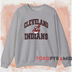 Vintage 90s Cleveland Indians Chief Wahoo Shirt 3 Vintage 90s Cleveland Indians Chief Wahoo Shirt Grey Sweatshirt