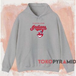 Vintage 90s Cleveland Indians Shirt 2 Vintage 90s Cleveland Indians Shirt Grey Hoodie