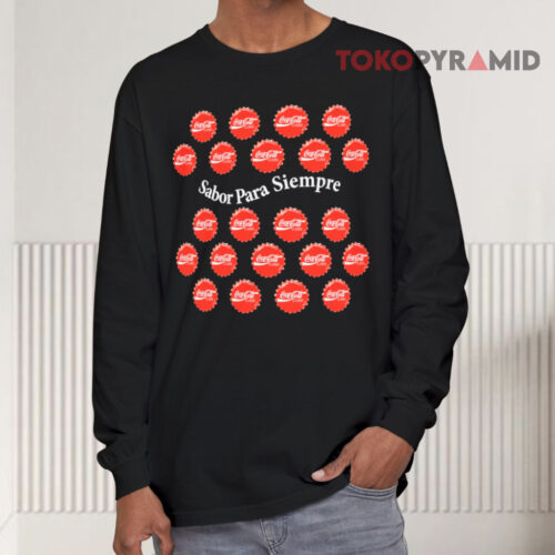 Vintage 90s Coca cola Coke Sabor Para Siempre Long sleeved Vintage 90s Coca cola Coke Sabor Para Siempre Long sleeved