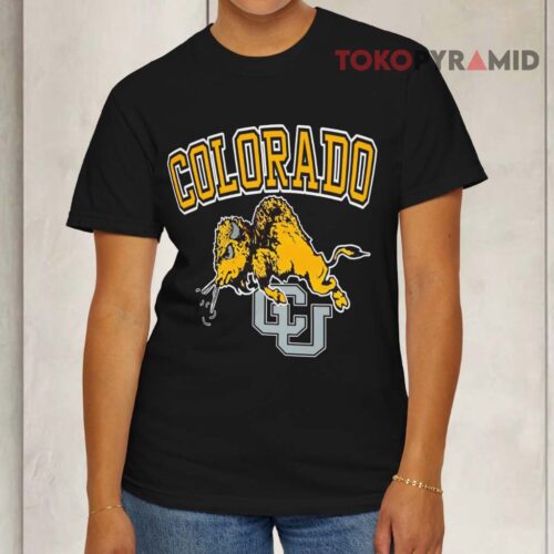 Vintage 90s Cu Colorado University Buffaloes Black T shirt