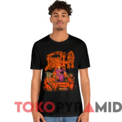 Vintage 90s Death Scream Bloody Gore T shirt Black T shirt