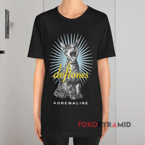 Vintage 90's Deftones Adrenaline Black T shirt Vintage 90's Deftones Adrenaline Black T shirt