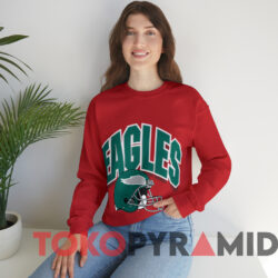 Vintage 90s Destroyed Philadelphia Eagles T-Shirt 2 Vintage 90s Destroyed Philadelphia Eagles T shirt Red Sweatshirt