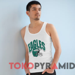 Vintage 90s Destroyed Philadelphia Eagles T-Shirt 4 Vintage 90s Destroyed Philadelphia Eagles T shirt White TankTop