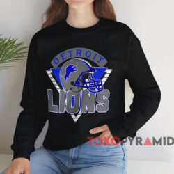 Vintage 90s Detroit Lions T-shirt 4 Vintage 90s Detroit Lions T shirt Black Sweatshirt