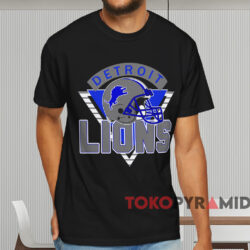 Vintage 90s Detroit Lions T shirt Black T shirt