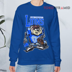 Vintage 90s Detroit Lions Tasmanian Devil Taz Sweatshirt