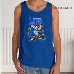 Vintage 90s Detroit Lions Tasmanian Devil Taz Shirt 3 Vintage 90s Detroit Lions Tasmanian Devil Taz Tank Top