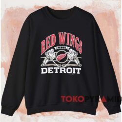 Vintage 90s Detroit Red Wings NHL Shirt 4 Vintage 90s Detroit Red Wings Nhl Shirt Black Sweatshirt