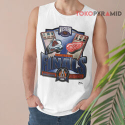 Vintage 90s Detroit Red Wings Vs Colorado Avalanche 1996 Stanley Cup Finals Shirt 2 Vintage 90s Detroit Red Wings Vs Colorado Avalanche 1996 Stanley Cup Finals Tank Top