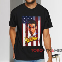 Vintage 90s Disney Rocketman T shirt Black T shirt