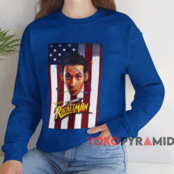 Vintage 90s Disney RocketMan T-shirt 3 Vintage 90s Disney Rocketman T shirt Blue Sweatshirt