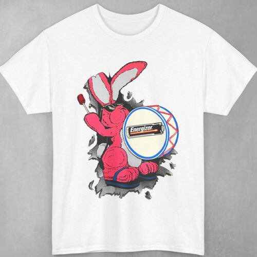 Vintage 90s Energizer Bunny Battery Shirt