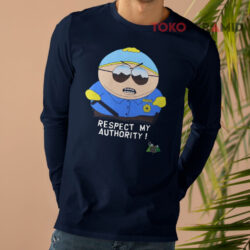 Vintage 90s Eric Cartman South Park Respect My Authority Shirt 4 Vintage 90s Eric Cartman South Park Respect My Authority Long sleeved